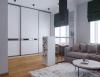 Экспресс - проект двухкомнатной квартиры с тиле лофт, г. Хабаровск, дизайн гостиной