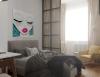 Экспресс - проект двухкомнатной квартиры с тиле лофт, г. Хабаровск, дизайн спальни