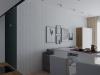 экспресс - проект квартиры в стиле функционализм, ЖК Облака, г. Хабаровск, дизайн кухни - гостиной