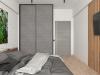 экспресс - проект квартиры в стиле лофт, г. Москва, дизайн спальни