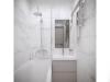экспресс - проект двухкомнатной квартиры в стиле модерн, дизайн ванной комнаты